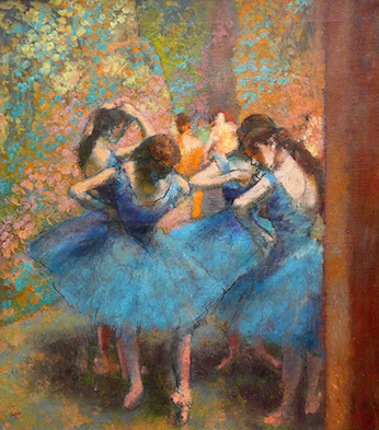 Xpresarte  Las Bailarinas En Azul