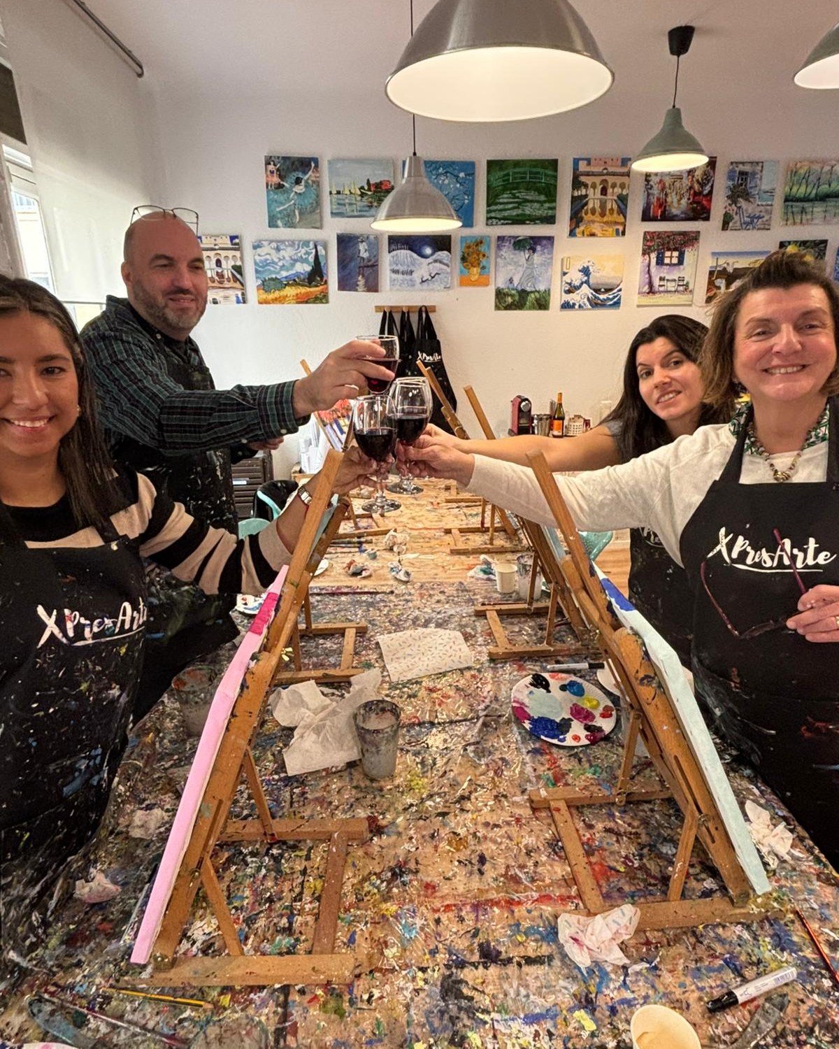 día del padre regalo pintar cuadro en madrid