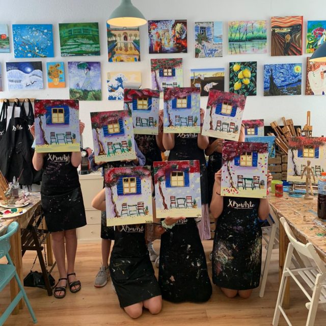 Talleres de pintura para colegios en Madrid: nosotros vamos al aula